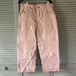 Pink High-Rise Wide Leg Jeans